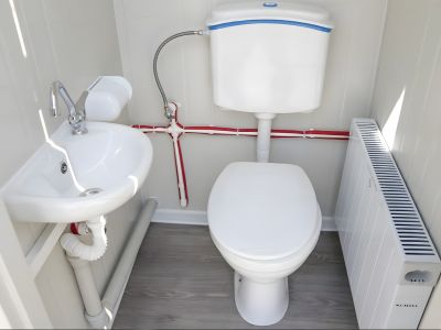 Conteneur Sanitaire WC-WC-DOUCHE